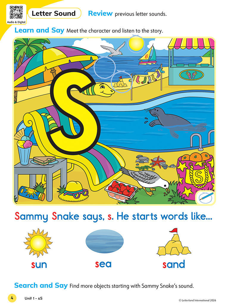 Friendly Phonics - Level 1 - Student Books (Set of 2)
