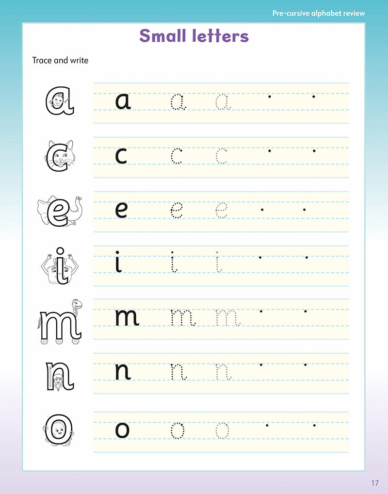 Wipe-Clean Handwriting (Pre-Cursive and Cursive)