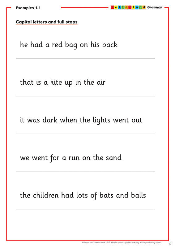 Grammar Teacher's Guide