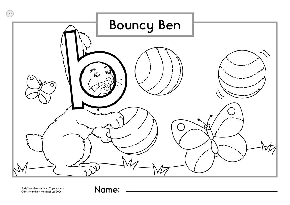 Early Years Handwriting Copymasters