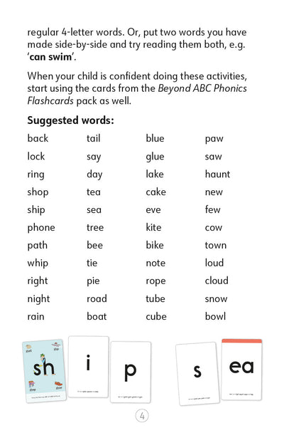 Beyond ABC Phonics Flashcards