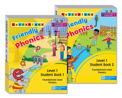 Friendly Phonics - Level 1 - Student Books (Set of 2)