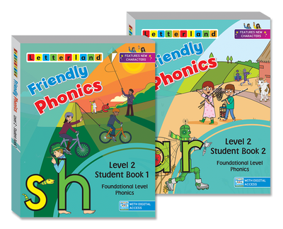 Friendly Phonics - Level 2 - Student Books (Set of 2)