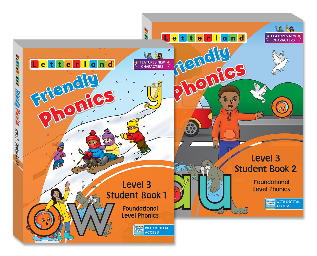 Friendly Phonics - Level 3 - Student Books (Set of 2)