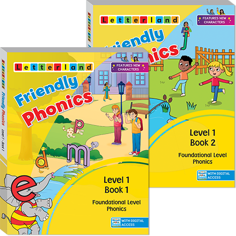 Friendly Phonics - Level 1 - Student Books (Set of 2)