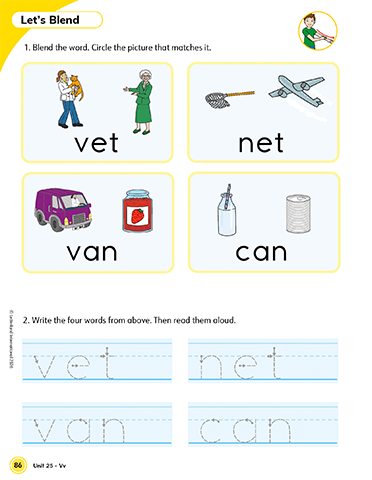 Friendly Phonics - Level 1 - Student Books (Set of 2)