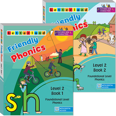 Friendly Phonics - Level 2 - Student Books (Set of 2)