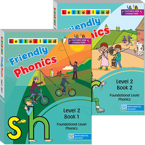 Friendly Phonics - Level 2 - Student Books (Set of 2)