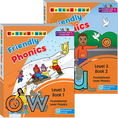 Friendly Phonics - Level 3 - Student Books (Set of 2)