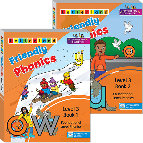 Friendly Phonics - Level 3 - Student Books (Set of 2)