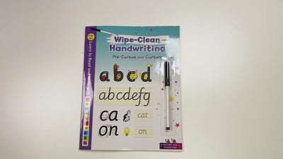 Wipe-Clean Handwriting (Pre-Cursive and Cursive)