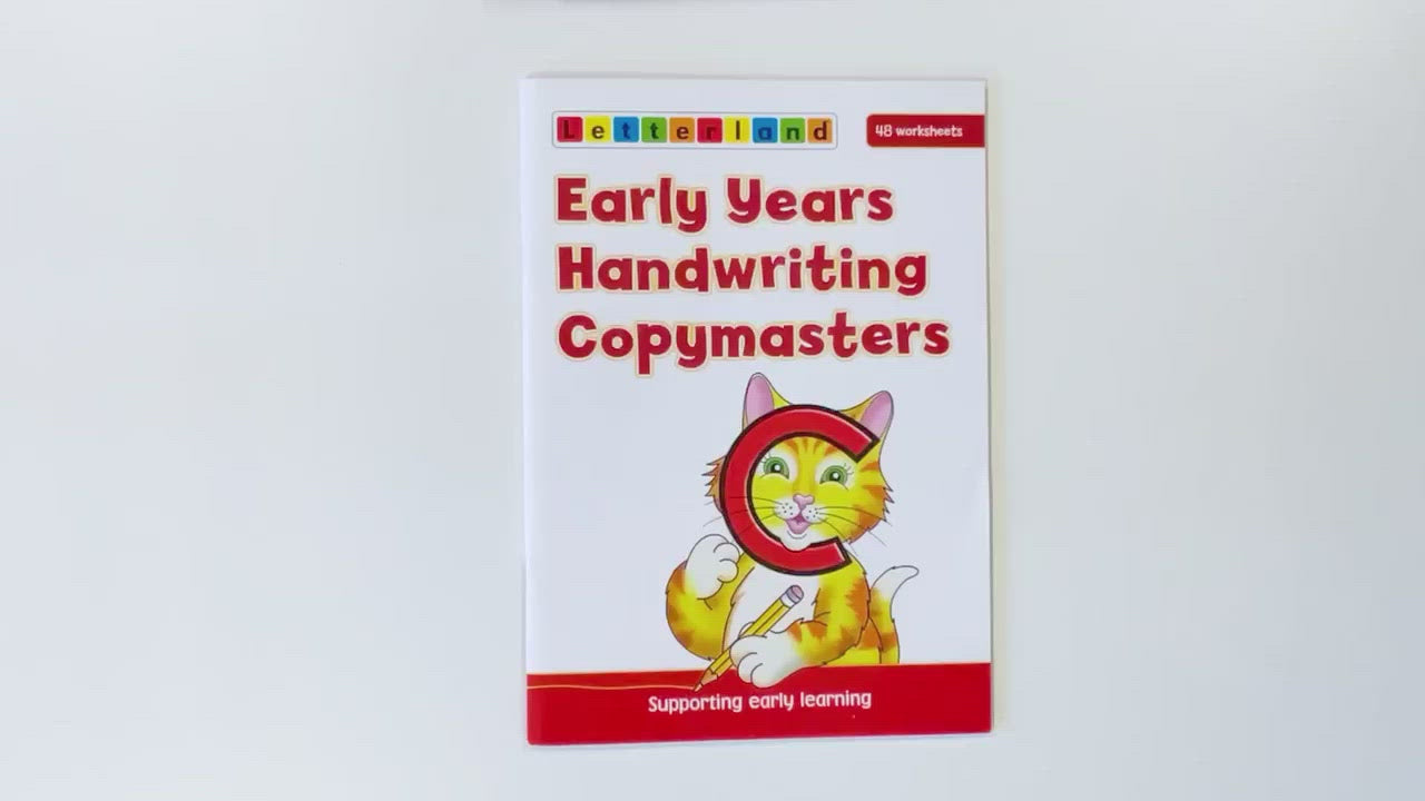 Early Years Handwriting Copymasters