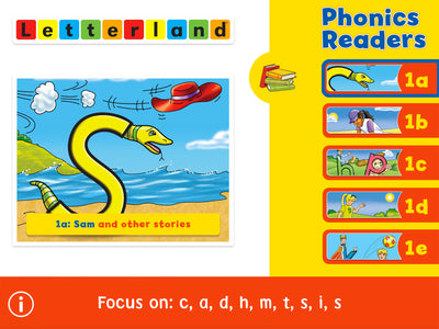Phonics Readers Set 1 App