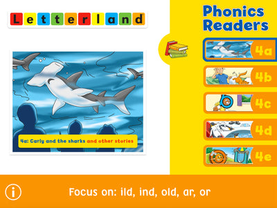 Phonics Readers Set 4 App