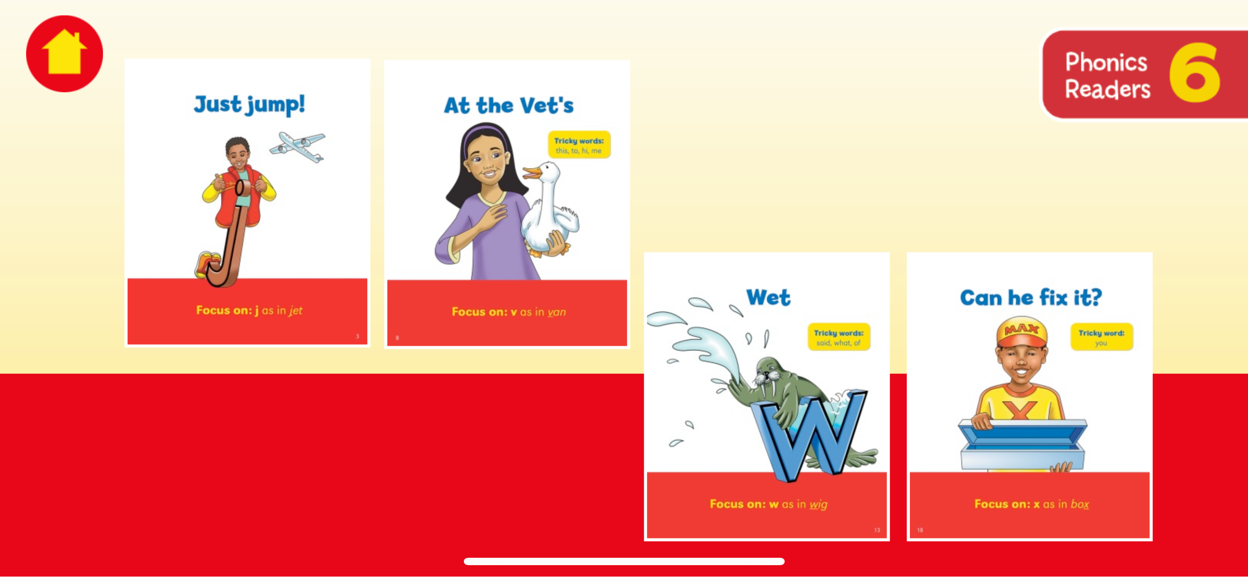 Phonics Readers Red Series App