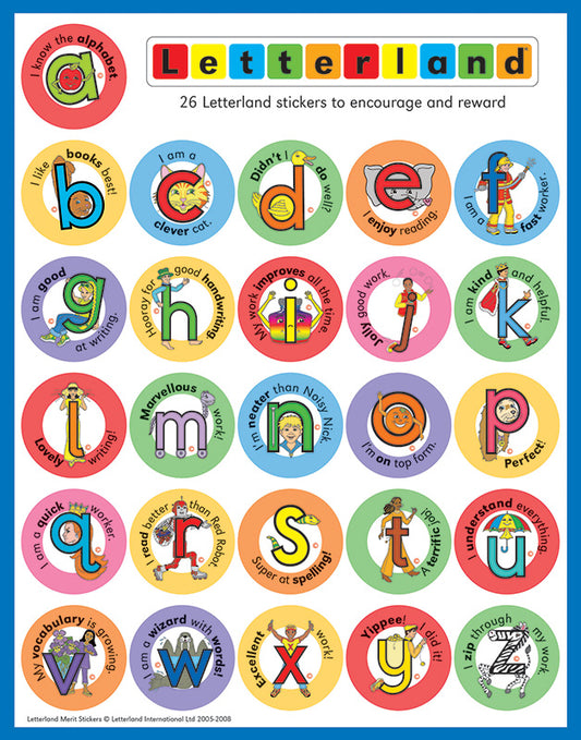 Merit Stickers (pack of 10)