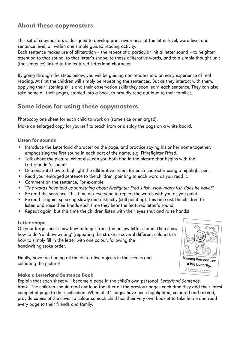 Sentence Copymasters