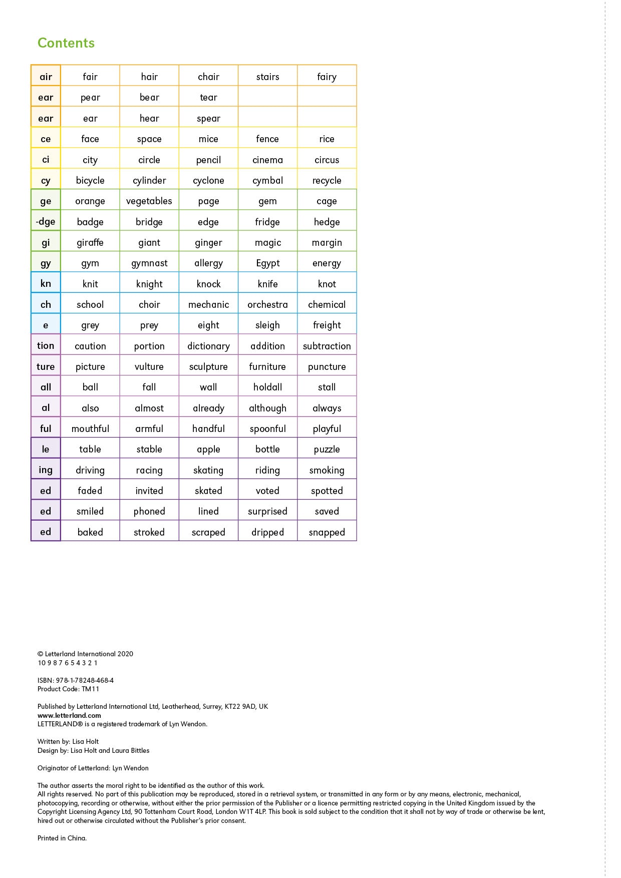 Fix-it Phonics - Level 3 - Keyword Cards (2nd Edition)