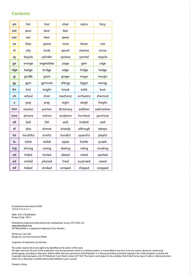 Fix-it Phonics - Level 3 - Keyword Cards (2nd Edition)